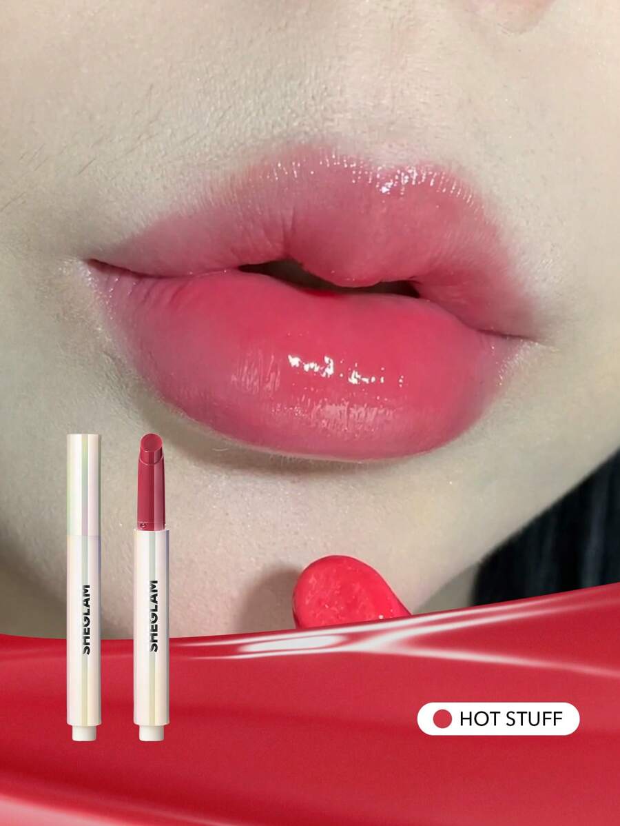 SHEGLAM Put-Perfect Shine Lip Plumper-Hot Stuff Hidratant Plumping Luciu De Buze Solid Non-Stick HrăNitor Lip Plumping Ser Ulei De Cocos Ruj Cosmetice Pentru Buze Vibe Lip Plumper Absolvire Zi De NașTere Vacanță Vară Toamnă Y2K Elegant Modă Femei Marcă Machiaj Cosmetice FrumusețE Petrecere Plajă CăLăTorie Camping ÎN Aer Liber ȘCoală Campus Excursie Festivaluri Decor Cadou Cadou Trandafir Fată Cosplay Cel Mai Bun Culoare Farmec Atmosferă
