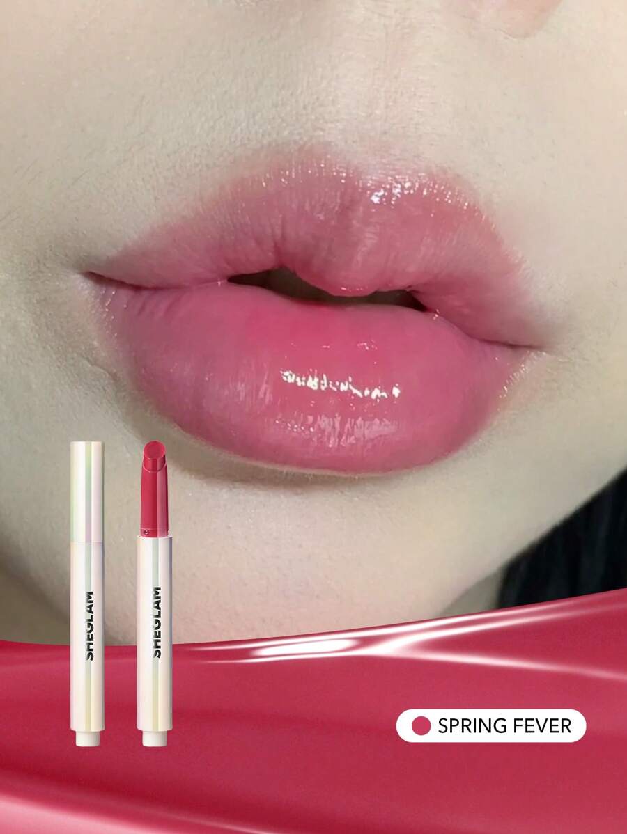 SHEGLAM Pout-Perfect Shine Lip Plumper-Spring Fever Hidratant Plumping Luciu De Buze Solid Anti-Adeziv HrăNitor Lip Plumping Ser Ulei De Cocos Ruj Cosmetice Pentru Buze Purple Pink Hot Pink Lip Plumper Absolvire Zi De NașTere Vacanță Vară Toamnă Y2K Elegant Modă Femei Marcă Machiaj Cosmetice FrumusețE Petrecere Plajă CăLăTorie Camping ÎN Aer Liber ȘCoală Campus Excursie Festivaluri Decor Cadou Cadou Trandafir Fată Cosplay Cel Mai Bun Culoare Farmec Atmosferă