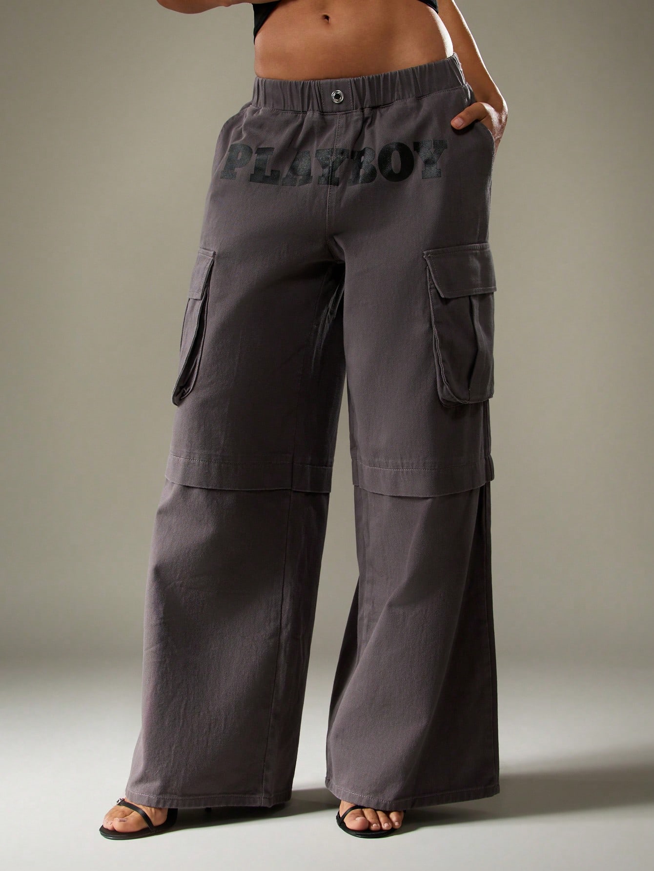 【美品】#FR2 ブラック 黒 カーゴパンツ 取り外し可能レッグ付き 2025年最新】FR2 メンズ ワークパンツ・カーゴパンツ