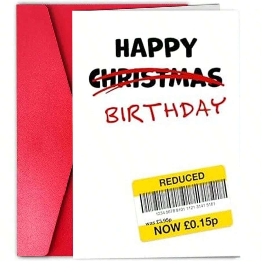 1Pc Funny Birthday Cards For Women And Men - Christmas Card For Birthday - Epic Laughs For Mum, Dad, Sister, Brother, Daughter, Son & Friends!