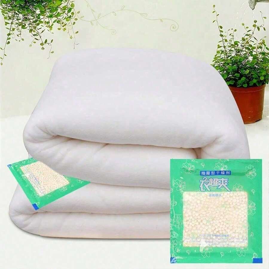 2/8/12/30pcs Drawer Type Water Absorbing And Dehumidifying Bag, Portable Moisture-Proof And Mildew Proof Desiccant, Can Be Directly Placed On The Bed As A Dehumidification Bag, Suitable For Wardrobes, Suitcases, Drawers, Shoe Cabinets, Bookcases, Keeping Household Items Dry ,Dehumidifier For Home