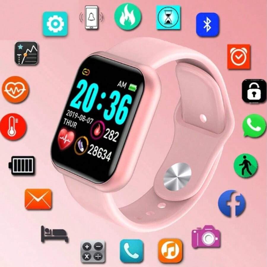 Relógio Smartwatch Y68S/D20 Feminino e Masculino
