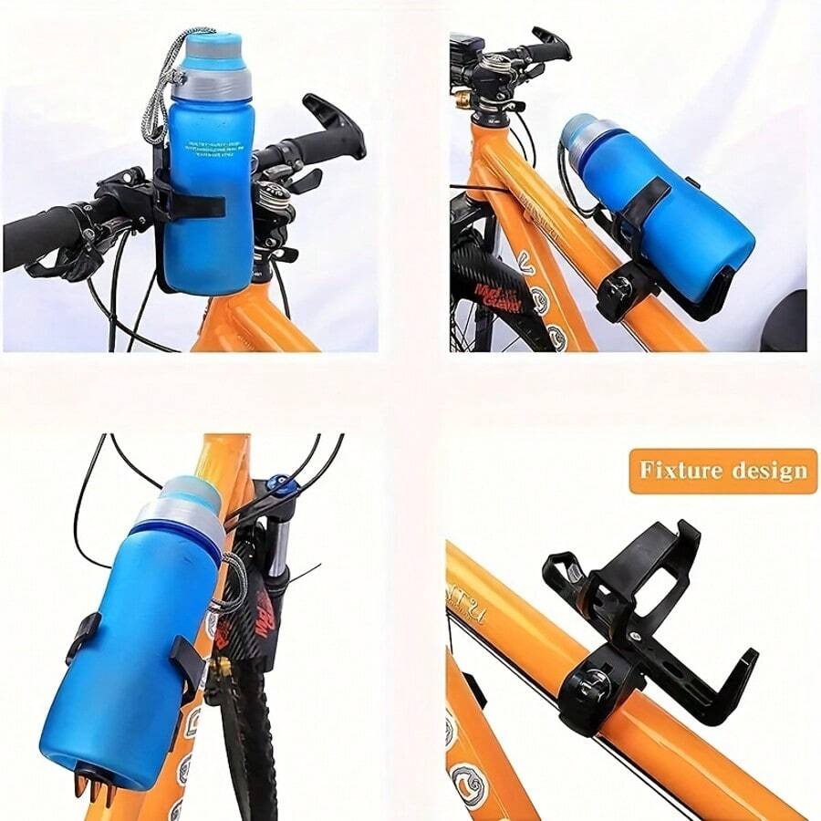 Portabotellas de bicicleta, soporte para taza de agua de rotación de 360 grados multifuncional, accesorios de equipamiento para montar, apto para bicicletas, scooters, bicicletas de montaña