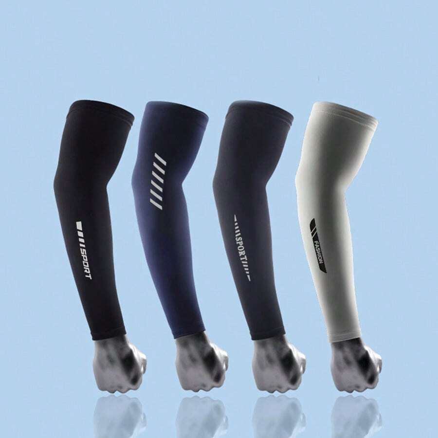 2pcs Compression Arm Sleeves For Men Women Golf Cooling Sleeves For UV Sun Protection Sport Tattoo Cover Up