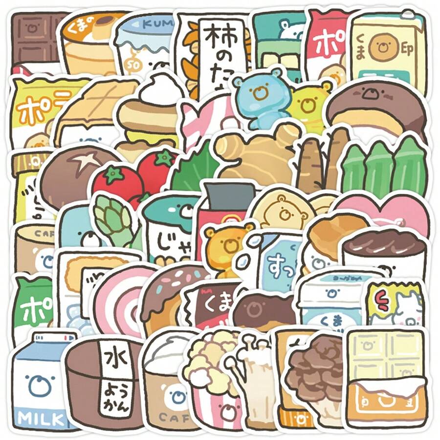 50 piezas Paquete de pegatinas de osos amigables | Pegatinas occidentales, pegatinas de alta calidad para scrapbooking, graffiti, diarios, portátiles, parachoques, monopatines, botellas de agua, computadoras, dibujos animados, cascos de seguridad, automóviles. Las pegatinas pueden aportar mucha diversión a tu vida, el regalo perfecto para adultos.