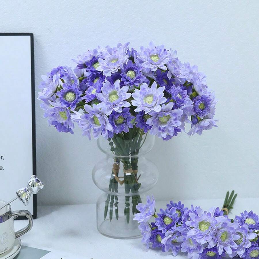 3/6pcs Artificial Daisy Simulation Flower, Fake Daisy, Wildflower, Used For DIY Crafts, Weddings, Parties, Gifts, Home Decoration