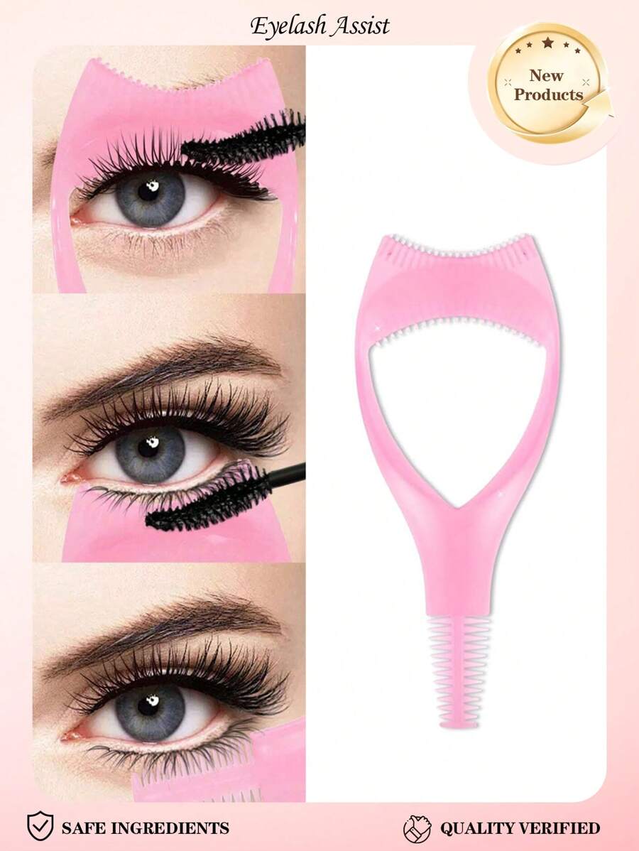 115pcs 3-In-1 Mascara Applicator, Mascara Guard, Lash Assist Tool, 1 Reusable Makeup Helper For Beginners To Apply Mascara & Eyeliner Evenly, Natural & Non-Clumping Lashes, Lash Separator & Tweezer
