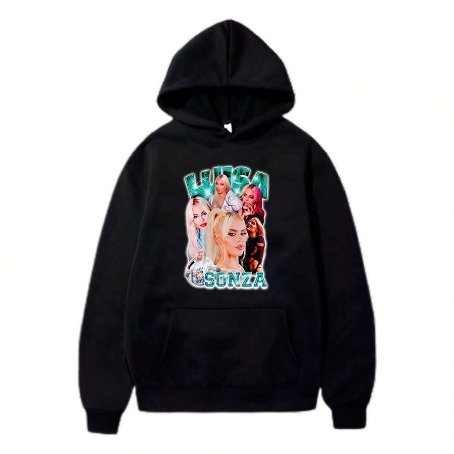 Moletom Luiza Sonzaa Musica Unissex Masculino Feminino 100% Algodão Top Premium Streetwear Lançamento Envio Imediato Varias Cores!!