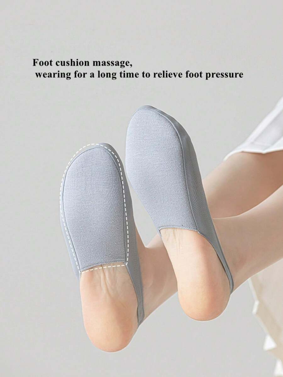 1/3 Pairs Of Invisible Socks That Do Not Show Up In Spring And Summer, Suitable For Women's Boat Socks With High Heels. Socks For Air Cushion Massage