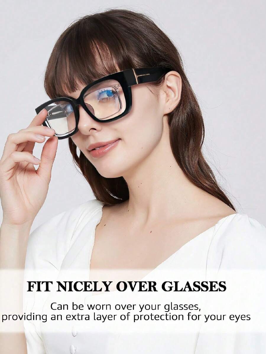 Überbrille für Frauen und Männer, große Brille zum Tragen über Brillen LB7511