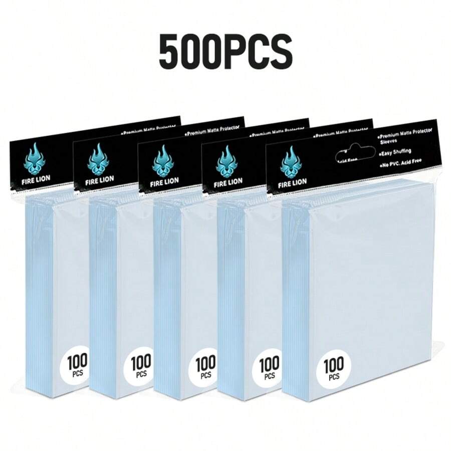 1000/600/500 protezioni per carte con filtro anti luce blu, adatte per la raccolta di carte da gioco, carte da collezione, protettori in plastica per carte da baseball, MTG, carte sportive