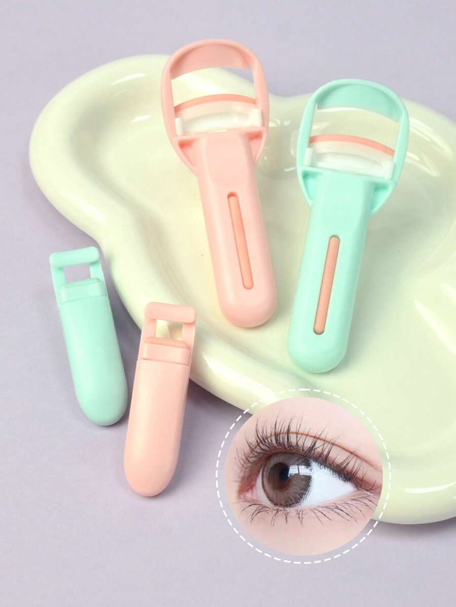 1pc/2pcs Women Portable Eyelash Curler, Marianne Eyelash Curler For Long Lasting Curl