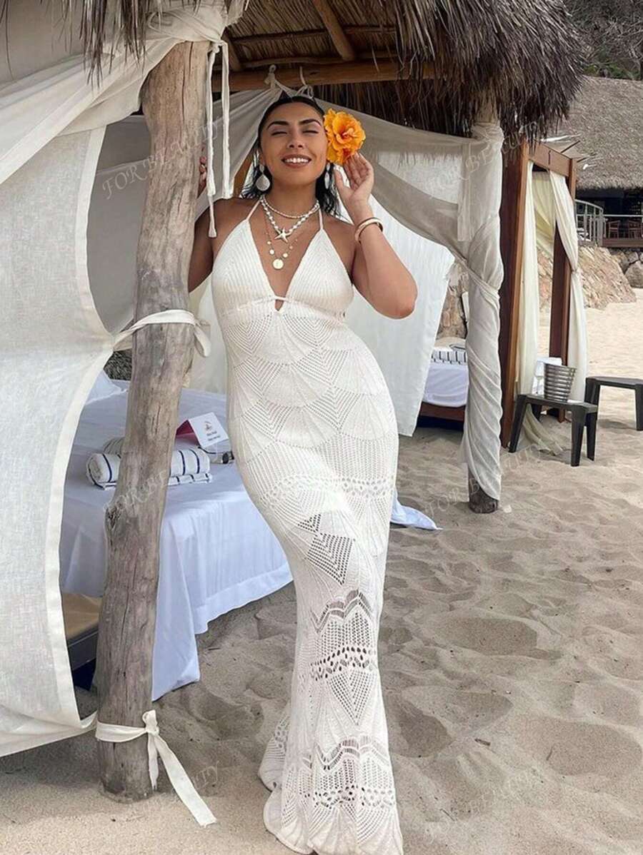 Abito lungo maglione casual semplice e dignitoso da donna in stile Mori romantico e carino, adatto per vacanze, primavera/estate