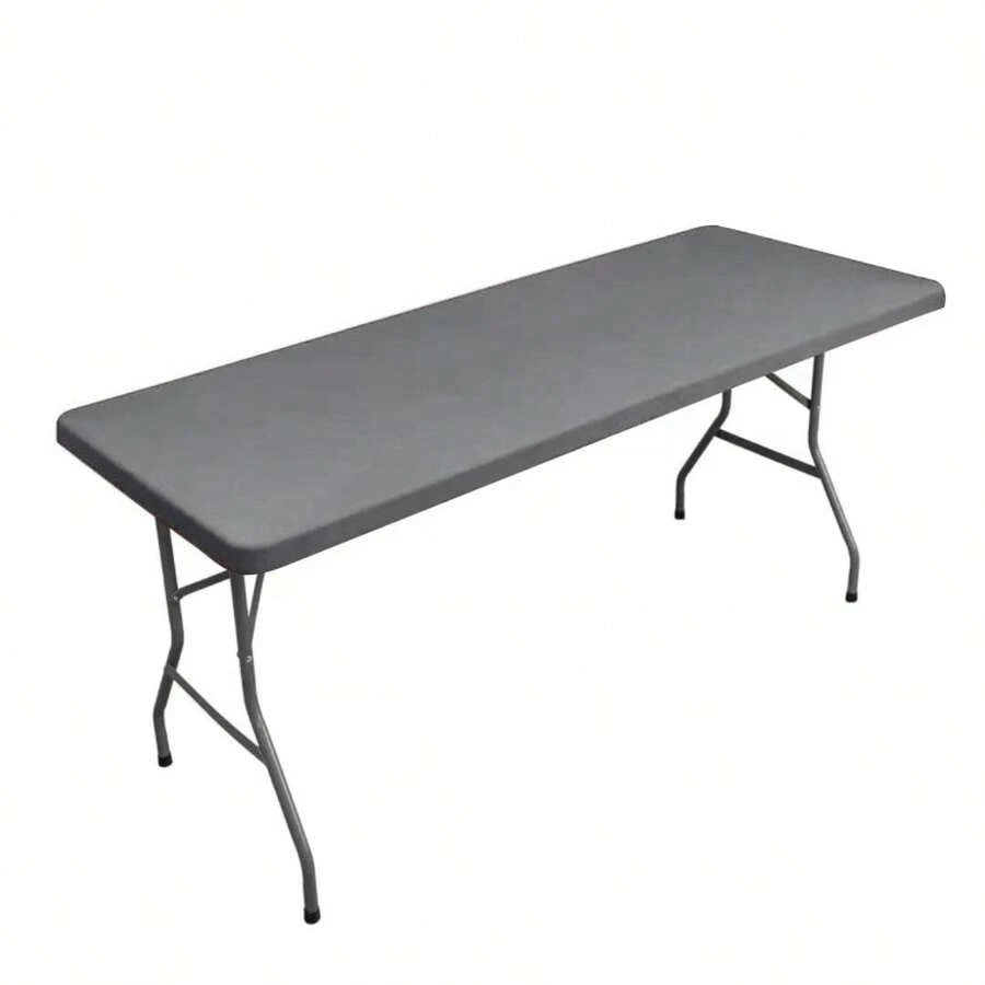 1 pièce Housse de table extensible, ajustée pour les tables rectangulaires standard, convient pour le dining, la cuisine, le restaurant, les fêtes, la décoration de Noël, fabriquée en polyester pour nappe de table événementielle