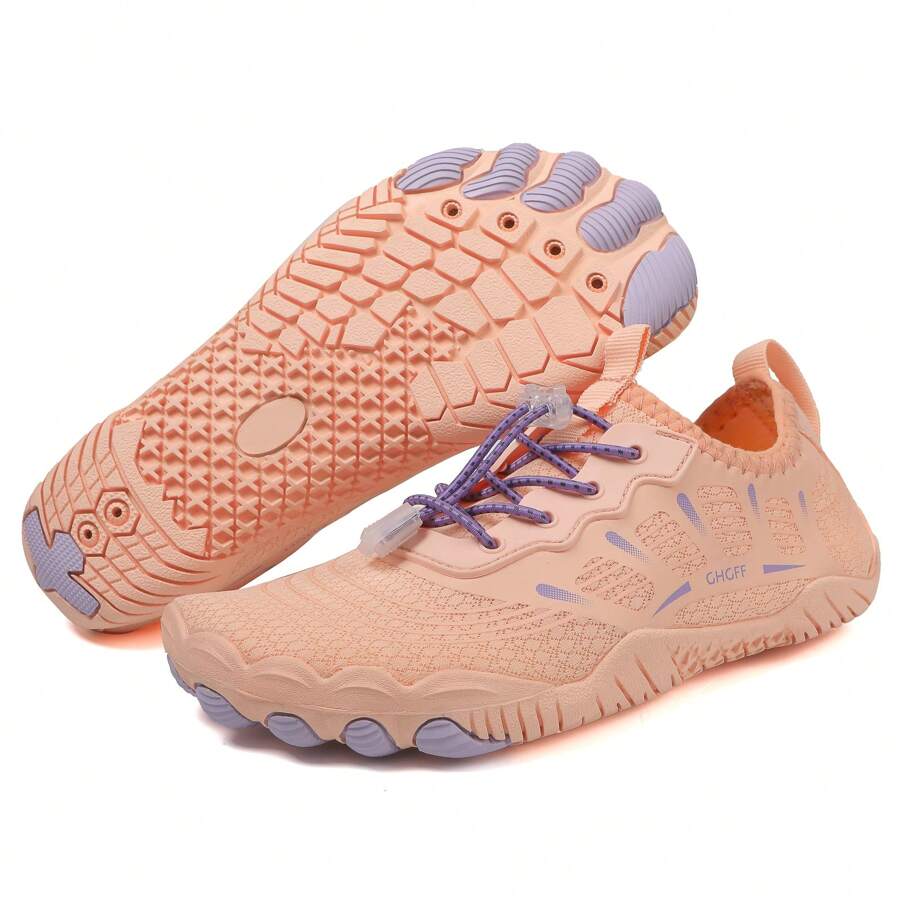 1 par de calcetines/zapatos de mujer para exteriores y playa, zapatos de agua con suela blanda para parque acuático, caminata por arroyos, natación, ejercicio en interiores, yoga, saltar la cuerda