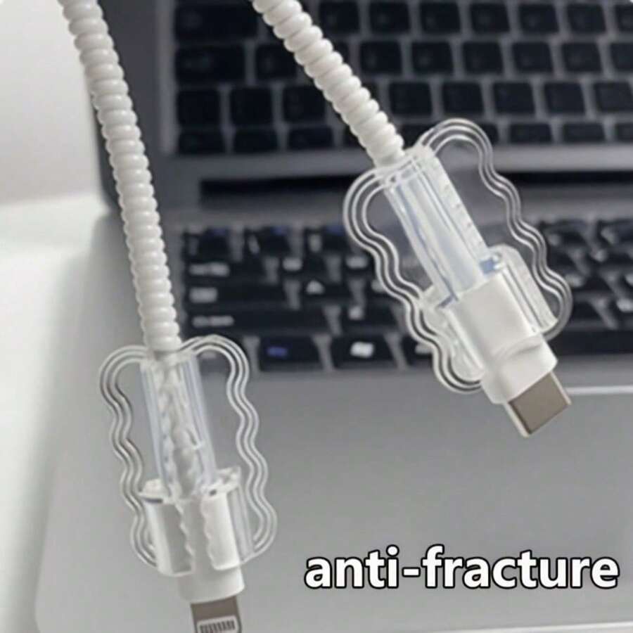 5 Pcs/10 Pcs ABS Resin Cable Sleeves: Protect Your Cables From Breakage And Disconnection