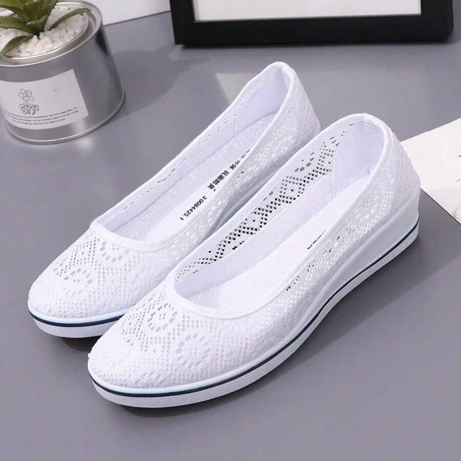 Zapatillas con cuña para mujer
