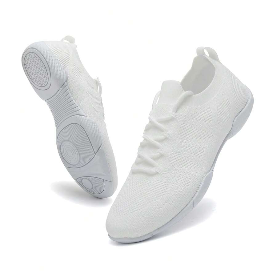 Girls Breathable Cheer Shoes Flexible Cheer Shoes For Tumbling Cheerleading Shoes For Gymnastics