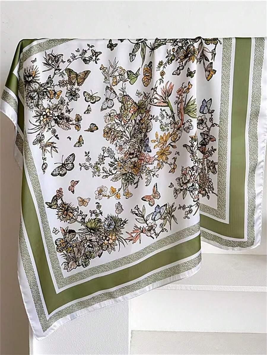 1 Stück Damen Schal für Frühling & Sommer, Farbkombination, elegant & vielseitig