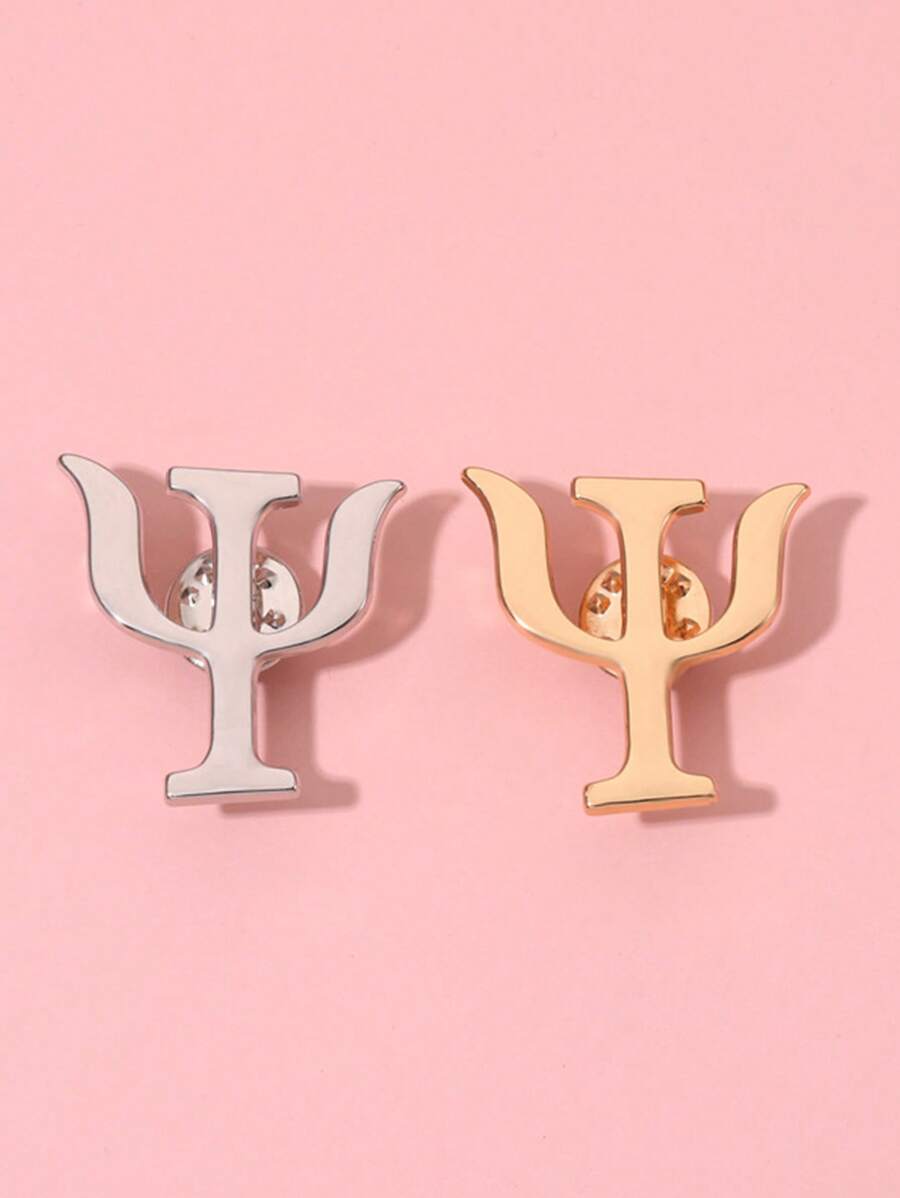 1 pieza Broche decorativo con diseño de personaje de caricatura y texto en inglés para niños