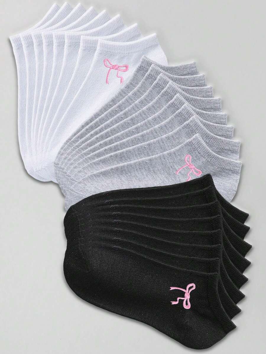 20/10/5/1 paire de chaussettes courtes pour femmes, chaussettes invisibles, chaussettes blanches, chaussettes noires, chaussettes grises, chaussettes pour femmes, chaussettes mignonnes, chaussettes pour filles, chaussettes noires, détails de dessin animé, conception de trou respirant avec rails de guidage, absorption de l'humidité, doux et lisse, convient pour diverses occasions comme les fêtes, les sports, les loisirs, les et autres usages quotidiens, peut être portée toute l'année, les combinaisons de couleurs sont aléatoires.