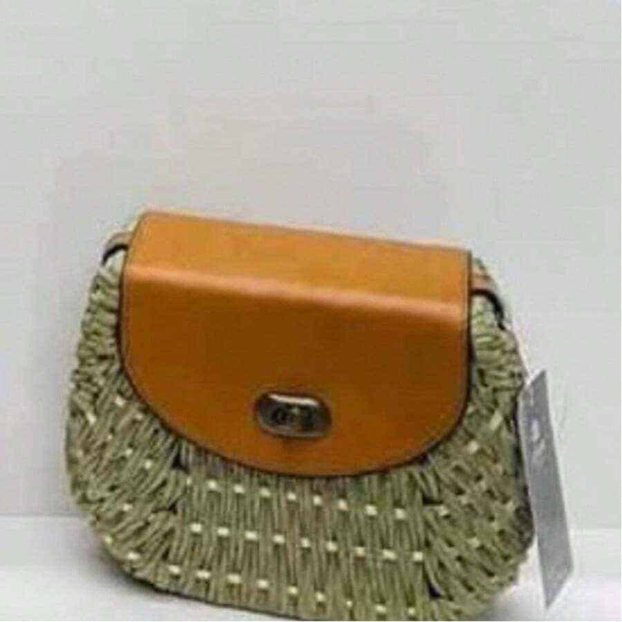 1 bolsa de palha de nicho de verão para mulheres, bolsa de ombro para férias na praia, bolsa de selim transversal axilar, mini bolsa de tecido, adequada para jantares, sessões de fotos, deslocamento diário e viagens de lazer.