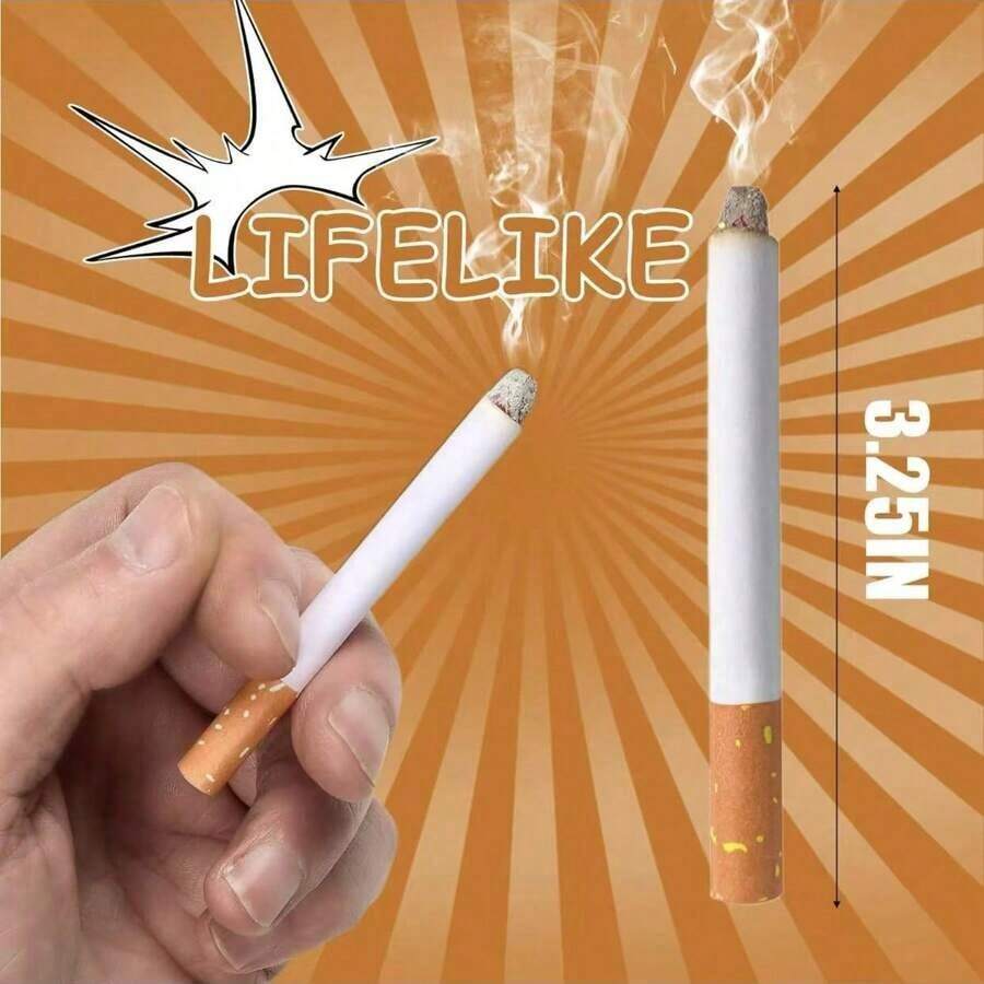 Cigarro falso como regalo de vacaciones, regalo de cumpleaños, regalo, decoración, cigarrillo de utilería, broma, entretenimiento para alivio del estrés