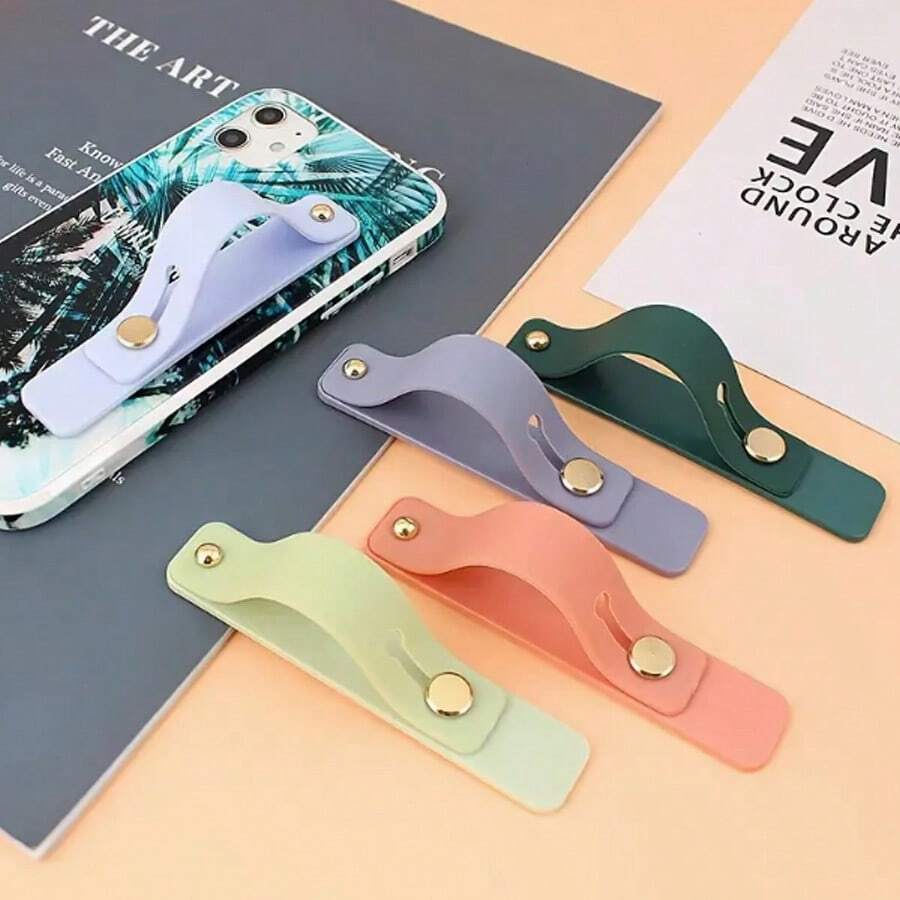 Silicone Phone Ring Holder, Pulling Slouchy Adjustable Phone Stand, Stick-On Back Design, Kitchen Storage Utensils, Room Decoration, Suitable For Kitchen, Restaurant, Party, Camping, Gathering, Gift For Friends, Family Gift