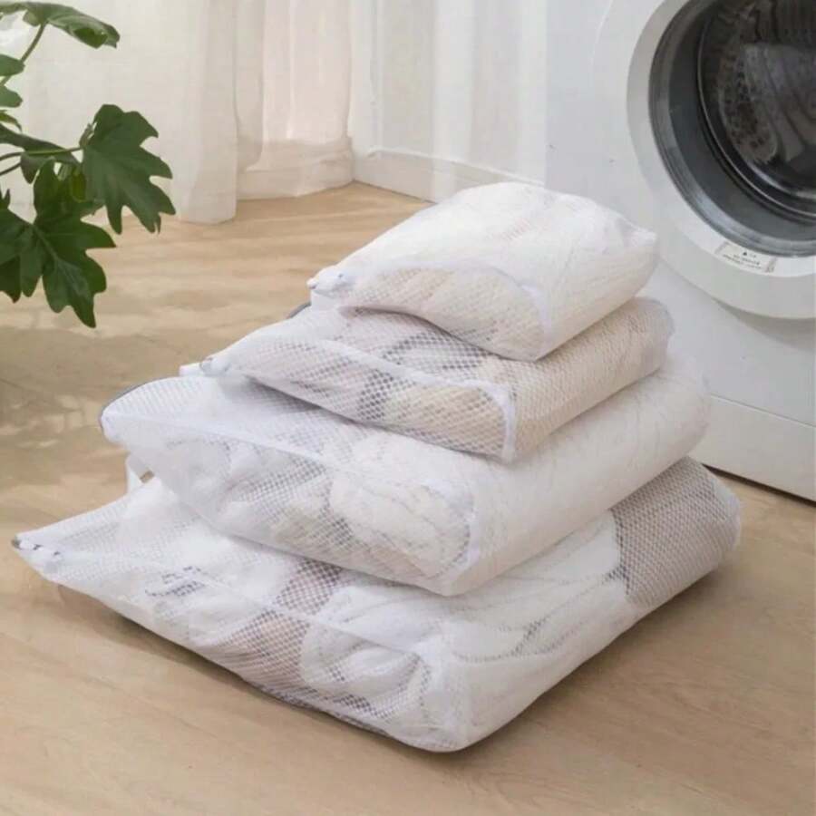 1 Set Waschmaschinen-Maschengewebe Wäschesack, grobe & feine Netzbeutel zum Schutz von Socken, Unterwäsche, BHs, Jacken vor Verschleiß