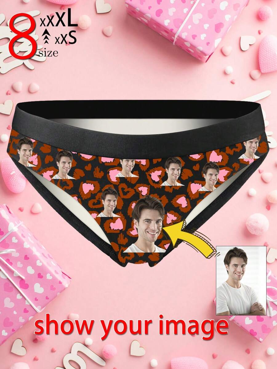 Ropa interior exclusiva personalizada para mujer, Fotos personalizadas HD del novio, Regalos del Día de San Valentín para novia, Regalos de aniversario, Regalos del Día de San Valentín, Regalos de pareja, Regalos de cumpleaños, Regalos de boda, Regalos exclusivos de aniversario - 1 pieza