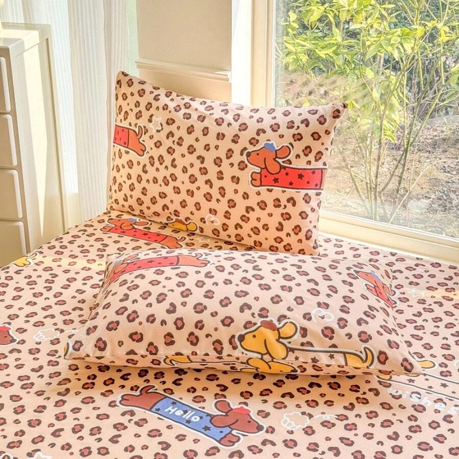 2pcs Skin-Friendly Printed Pillowcases, Universal Pillow Covers For Adults, Suitable For All Seasons