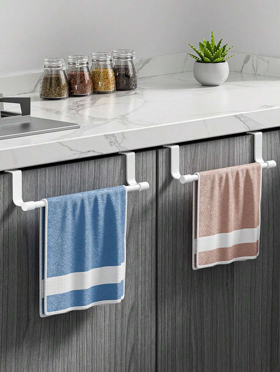 1 pezzo Portasciugamani per mobile da cucina, barra portasciugamani moderna per mobile, portasciugamani da parete, portasciugamani per strofinacci, adatto per casa, cucina, bagno, decorazione bagno, organizzatore bagno, decorazione autunnale, ritorno a scuola
