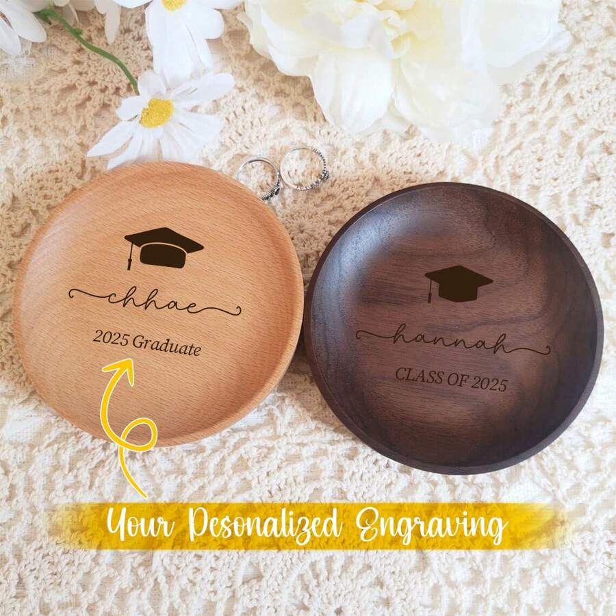 Personalized Name Graduation Jewelry Dish, Graduation Gift,2025 Class Of College Graduation Gift, PHD Graduation Present, Gift For Her, Ring Dish For Her,Highschool Grad GIft,Class Of 2025 Gift,Graduate Gifts,Grad Gifts,2025 Graduation Gift,Masters Graduation,Graduation Favors,Girl Graduation Gift,Graduation Gifts,Graduation Gift,Graduation Present,Gift For Girlfrend Back To School