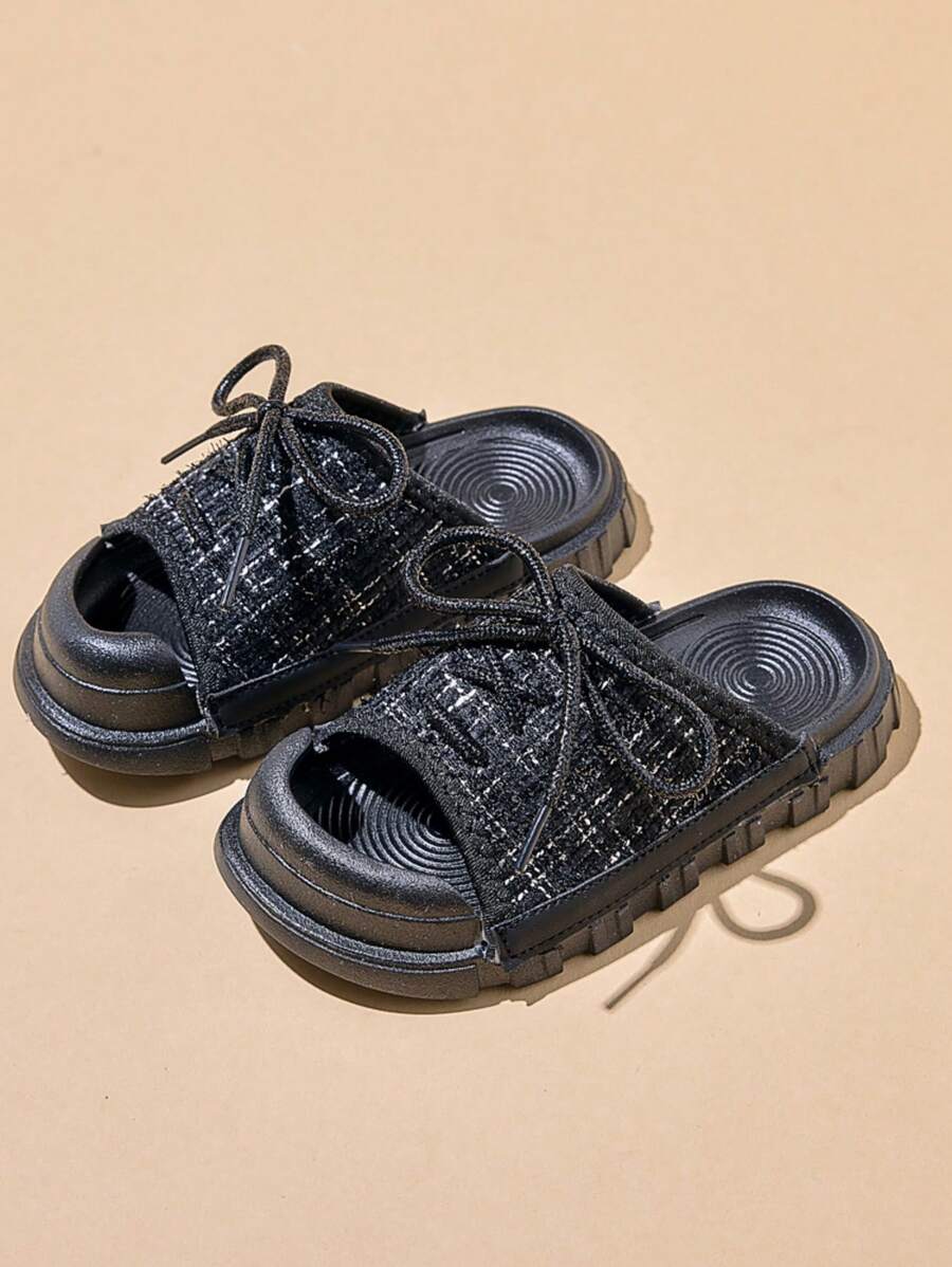 1 Par de Zapatillas blandas para niña para exteriores, zapatos de playa versátiles y de moda para niñas de 3 a 12 años