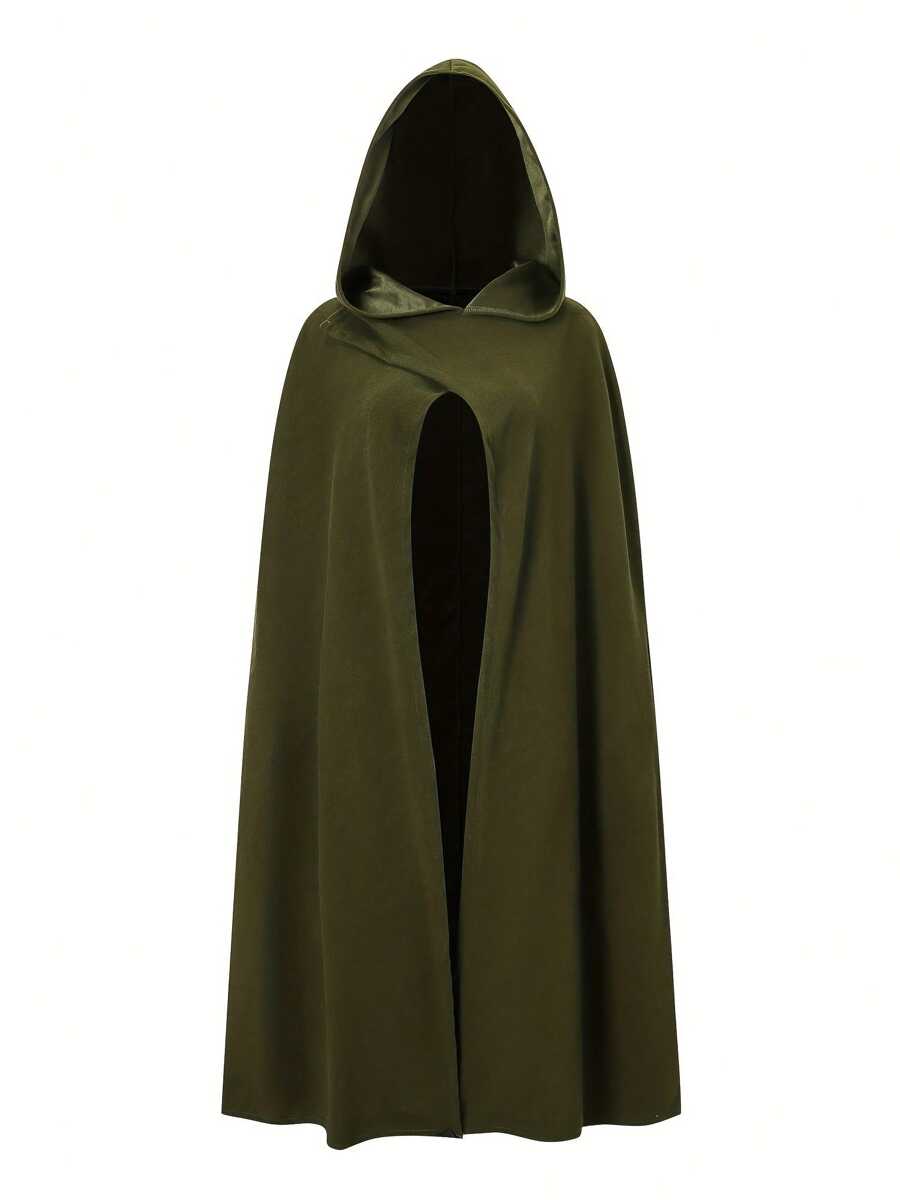 Retro Hooded Cloak Costume Renaissance Medieval Hooded Cape Cosplay Cape Unisex Halloween