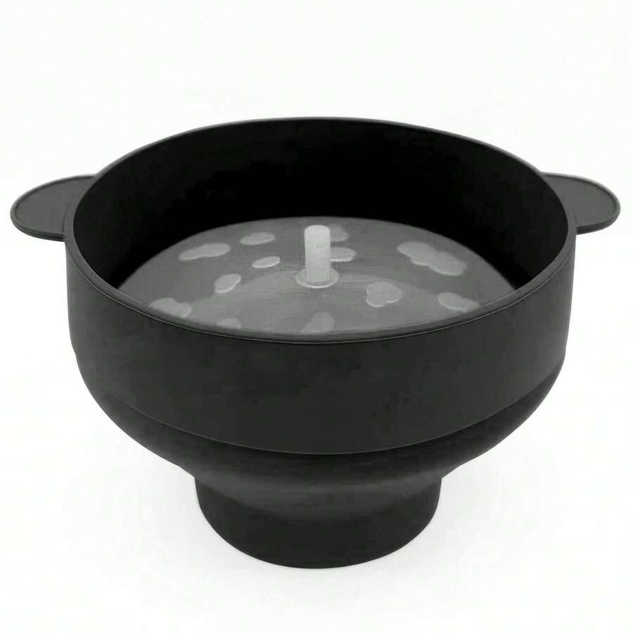 Mikrowelle Popcorn Popper, zusammenklappbare Silikon Popcorn Maker Microwavable Schüssel mit Griffen, spülmaschinenfest