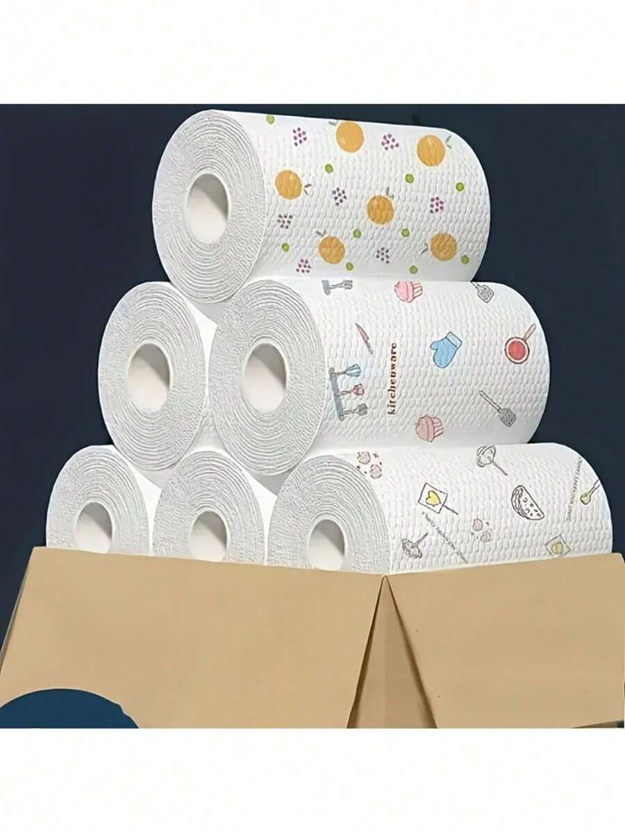 100PCS Sheets High Quality Absorbent Paper Towels, Multi-Ply Disposable Kitchen Paper Towels, Strong Oil Absorbing Wiping, Slouchy Wipe Alternative, Essential For Kitchen And Parties, For Outdoor, Camping