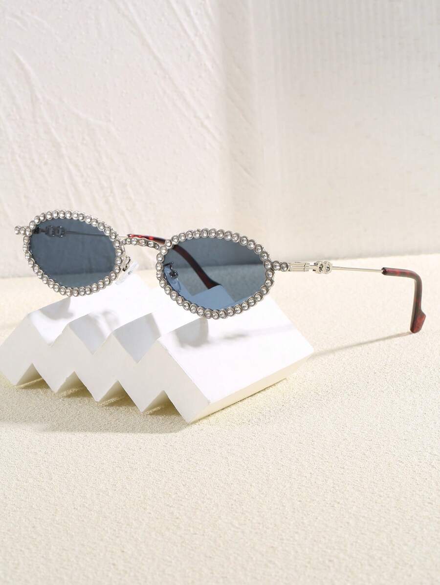 1pc Unisex Fashion Beach Fashion Glasses, Casual Party Eyewear, Elegant Decorative Glasses