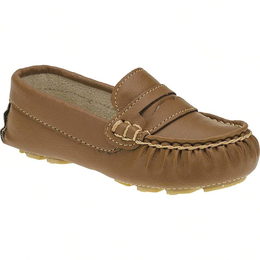 Sapato Mocassim Infantil Menino Confortável Dia a Dia Casual Batizado