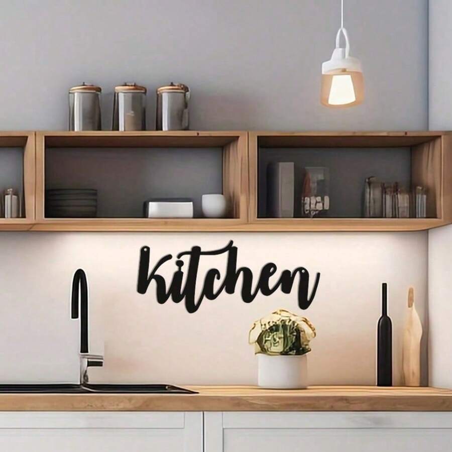 Vintage Metal Letter Wall Sign - Kitchen & Bar Retro Decor, Aesthetic Hanging Art For Home, Office & Cafe, Unique Gift Idea,Suitable For Modern Home Decoration, Home Decoration, Room Decoration, Wall Decoration For Bedroom, Living Room Or Bathroom, Waterproof, Rust-Proof And Durable, Birthday Gift, Sturdy And Non-Fading, Century-Old Paint Process, High-Quality Materials, Easy To Install