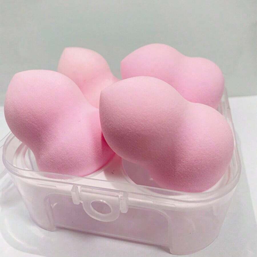 Nasser und trockener Kürbispuderquast für Beauty Ei Set, Schwamm Ei, Makeup Ei ist nicht leicht zu pudernder Luftkissen Puderquast