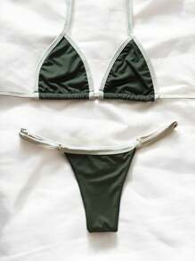 Verde Musgo com Creme