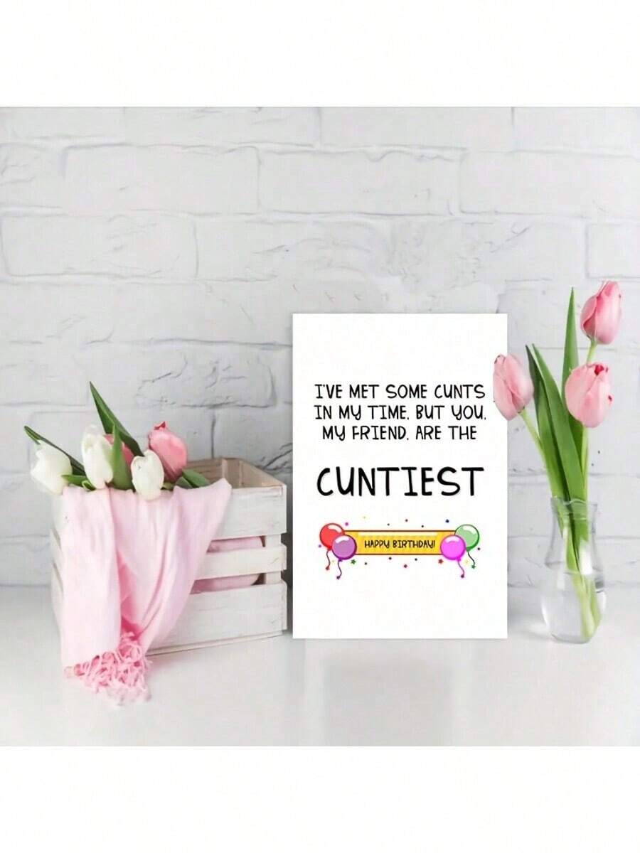 1 pieza Tarjeta de felicitación alegre y traviesa con diseño de dibujos animados personalizado - Romántica para el Día de San Valentín, cumpleaños, aniversario - Tarjeta de papel con tema fantástico única para él o ella, esposo, esposa, novio, novia - No se necesita electricidad, página en blanco en el interior, regalo perfecto para el Día del Padre, Día de la Madre, diversas festividades, aniversarios, fiestas, bodas y ocasiones especiales