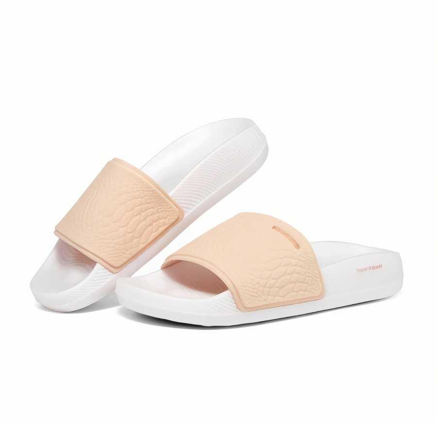 Skechers HYPER SLIDE Women's Lightweight Slippers, Comfortable Thick Sole Anti-Slip Cushioned Breathable Casual Outdoor Slides