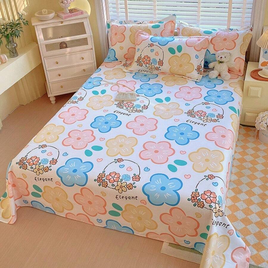 3pcs/Set Soft Skin-Friendly Printed Thickened Bedding Set, Modern Rectangular Fashionable Minimalist Duvet Cover & Pillowcase Set For Double Bed, Multiple Sizes Available, Suitable For Bedroom Year-Round