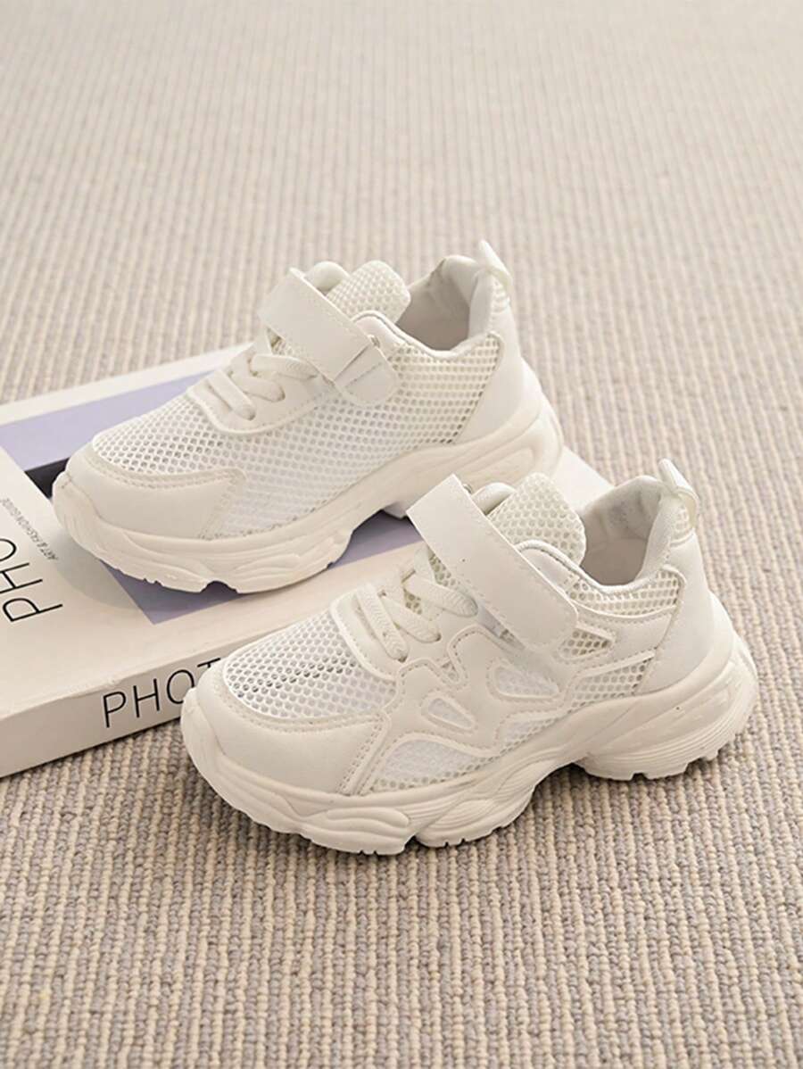 1 Pair Sports Breathable Non-Slip Comfortable Casual Shoes For Boys And Girls, Outdoor/School Children Running Sneakers, All Season