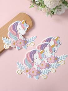 Unicornio morado