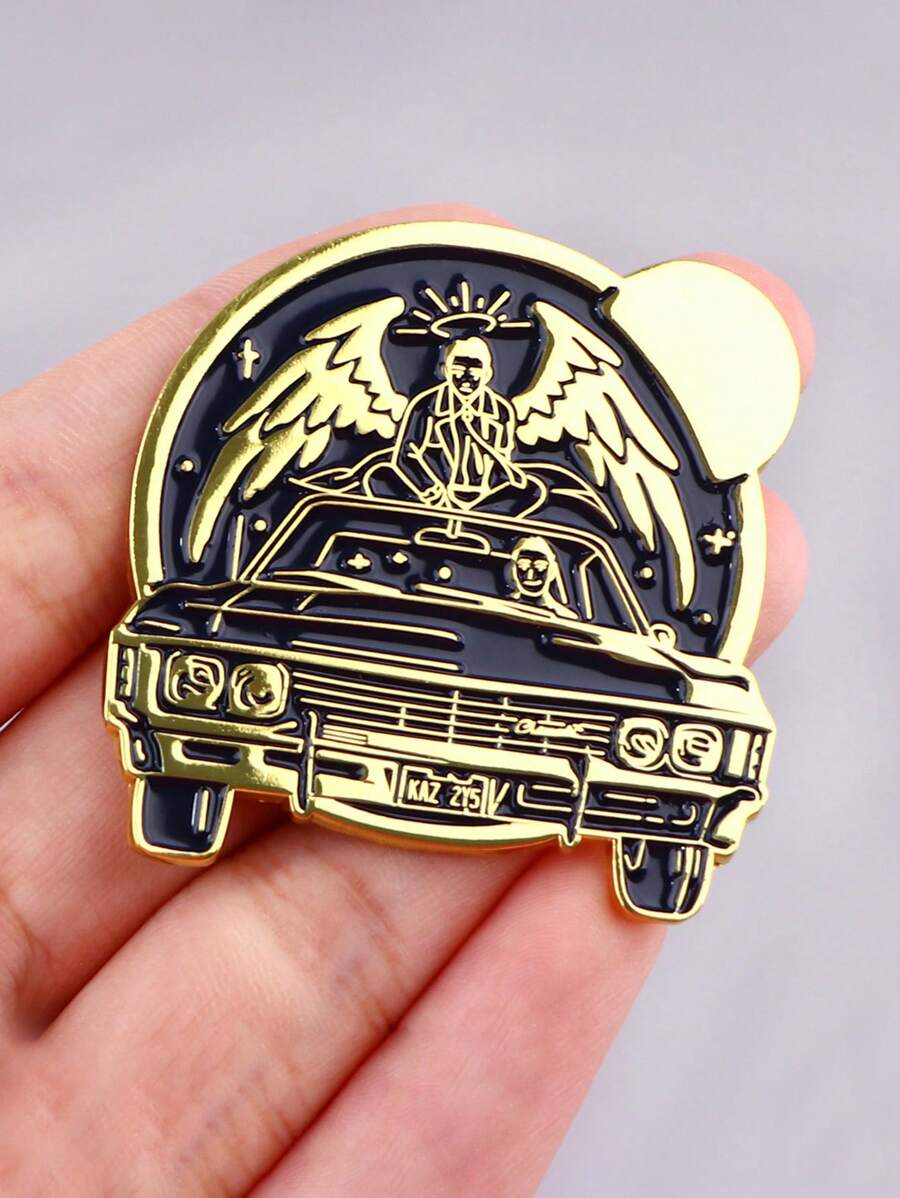 1 pièce Broche fantaisie pour enfant de série télévisée, épingle de revers pour sac à dos, épingle en émail cool, badge pour serviette, décoration de bijoux