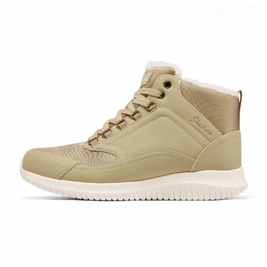 Skechers Herbst/Winter Schnür-High-Top Freizeitschuhe, warm gefüttert, langanhaltend