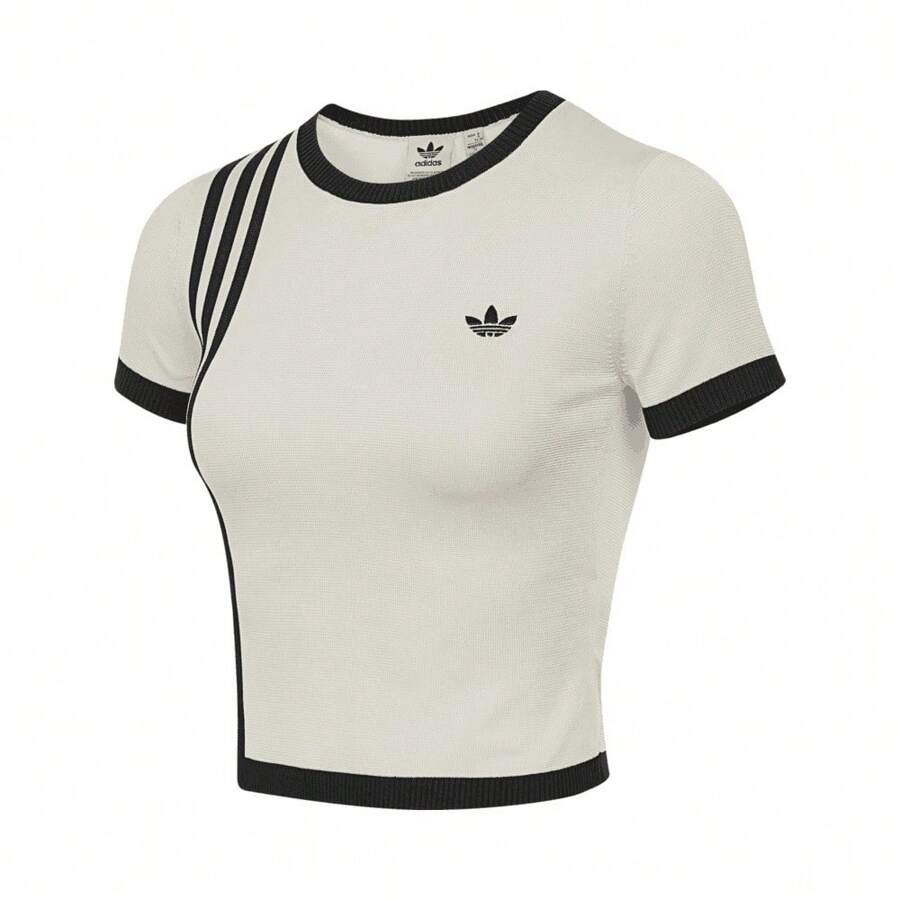 Adidas Originals 2025 Maglietta da donna in maglia, senza maniche, corta, TJJ0961